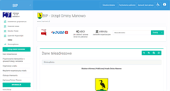 Desktop Screenshot of bip.manowo.pl