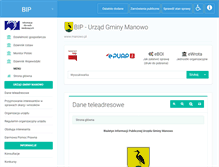 Tablet Screenshot of bip.manowo.pl