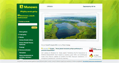 Desktop Screenshot of manowo.pl
