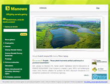 Tablet Screenshot of manowo.pl